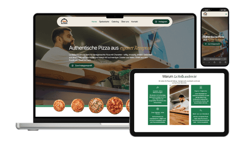 Mockup des Enverion-Projekts La Stella Foodtruck